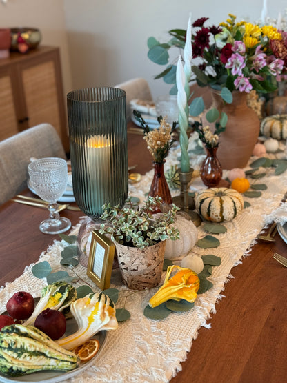 Earthen Glow Tablescape