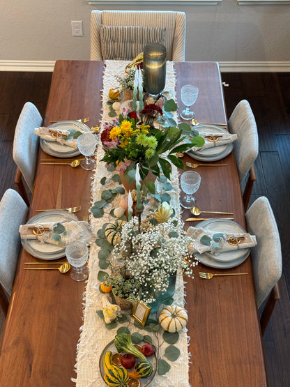 Earthen Glow Tablescape