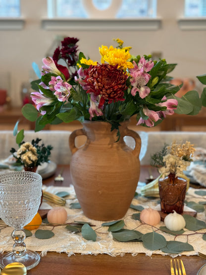 Earthen Glow Tablescape