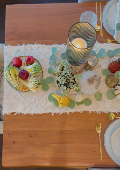 Earthen Glow Tablescape